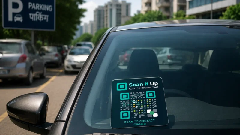 How to Put a QR Sticker on Your Car and Get Instant Scan Alerts on WhatsApp