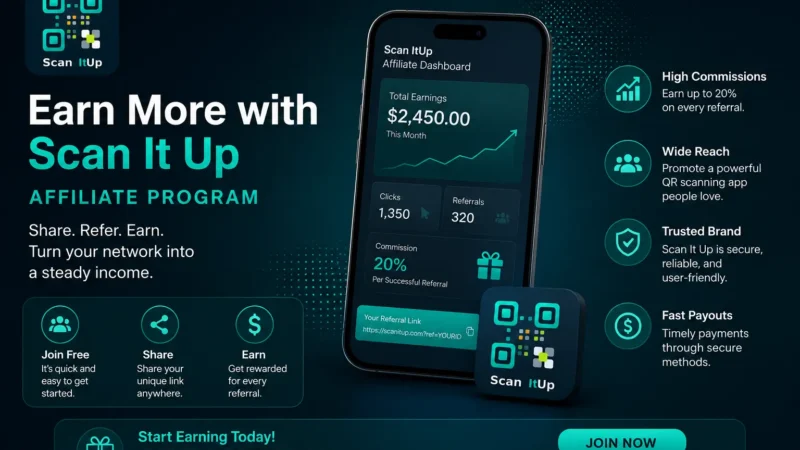 The Affiliate Guide: How to Earn with Scan It Up’s Referral Program