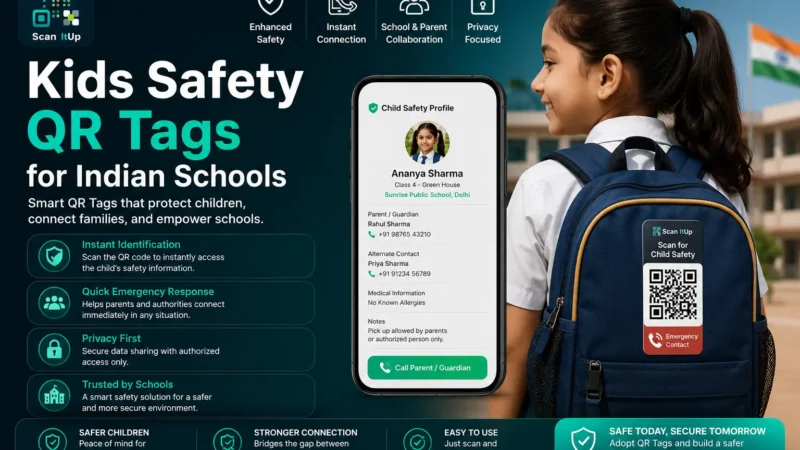 Kids’ Safety: How QR Tags Are Protecting Children in Indian Schools