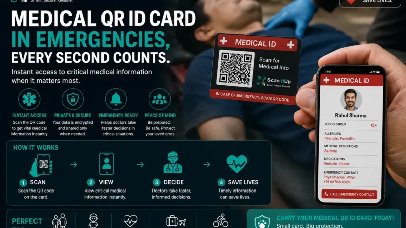 How a Medical QR ID Card Can Save Your Life in an Emergency